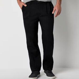 St. John's Bay Universal Wrinkle Free Easy Care Mens Pleated Pant, Sz 38x29